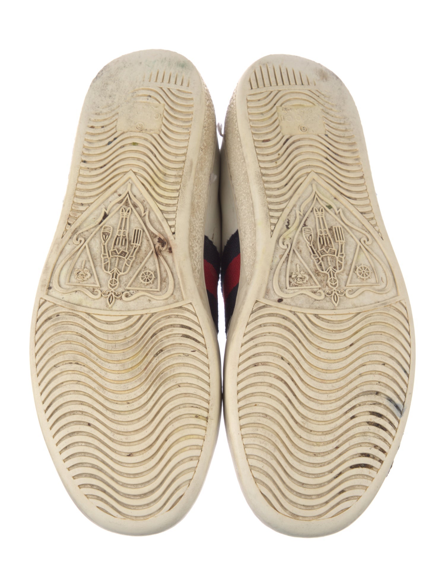 Gucci Sylvie Web Accent Leather Sneakers